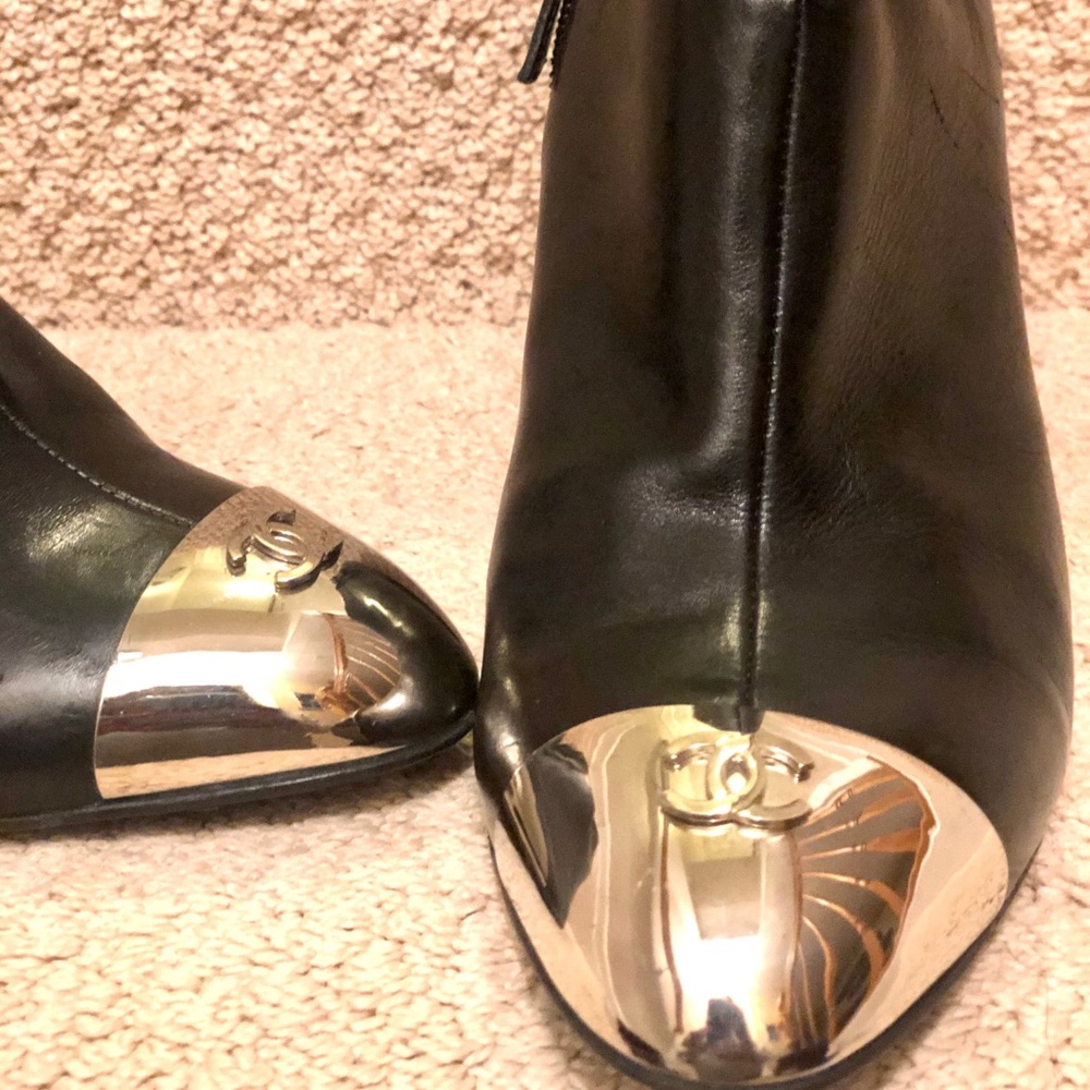 Chanel Leather ankle boots